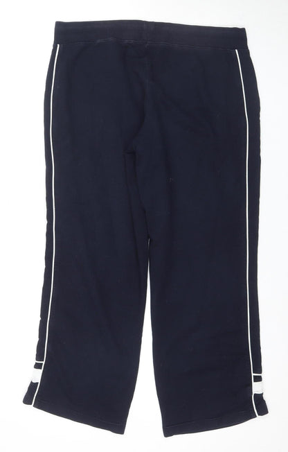 Marks and Spencer Women's Blue Track Pants Size 16
