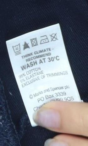 Marks and Spencer Women's Blue Track Pants Size 16