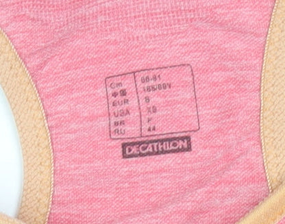 Kalenji Women’s Pink Tank - S, Racerback Activewear
