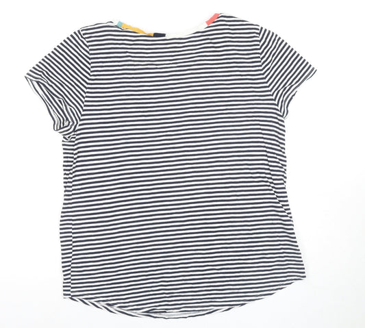 Loft Women's Multicoloured Stripe T-Shirt, Size L