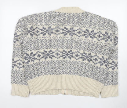 Womens UK Size S Warehouse Multicoloured Cardigan Jumper
