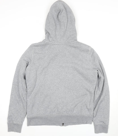 L.O.G.G. Unisex Grey Full Zip Hoodie, Size 12