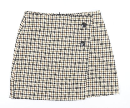 H&M Women's Multicoloured A-Line Skirt Size 12