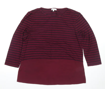 Womens UK Size 40 Warehouse Red Tunic Blouse