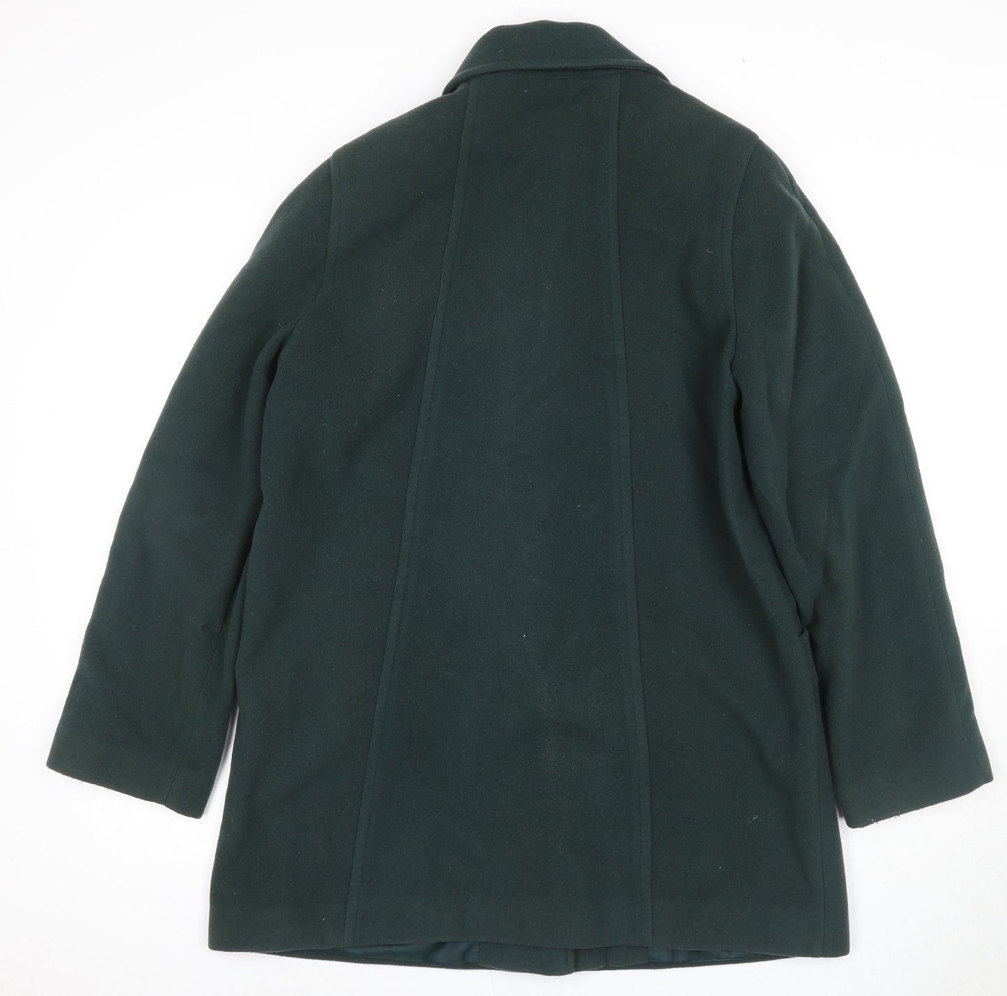 Womens UK Size 14 BHS Green Overcoat
