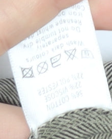 Monsoon Men's Beige Flat Front Trousers, Size 34