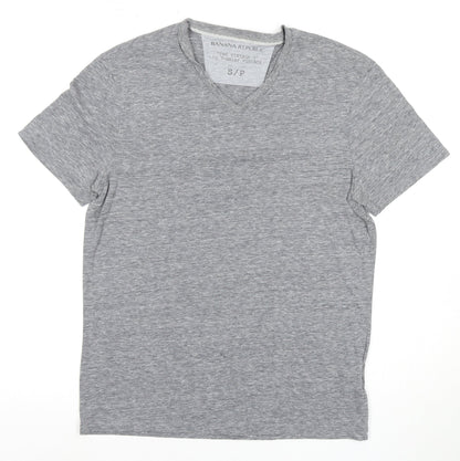 Mens UK Size S Banana Republic Grey  T-Shirt