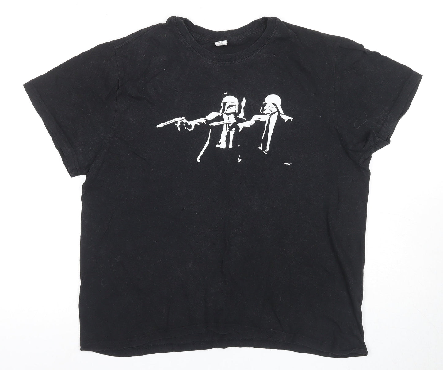 Mens UK Size M Club Black  T-Shirt