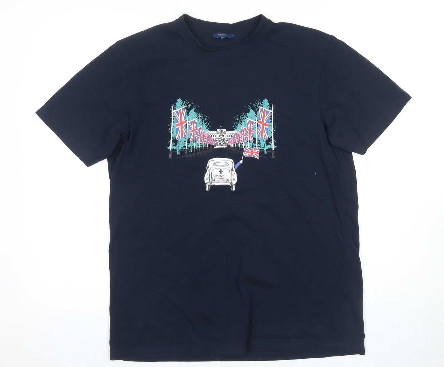 Mens UK Size M Cotton Traders Blue  T-Shirt