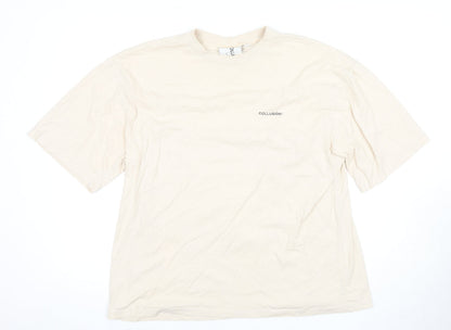 Mens UK Size M COLLUSION Beige  T-Shirt