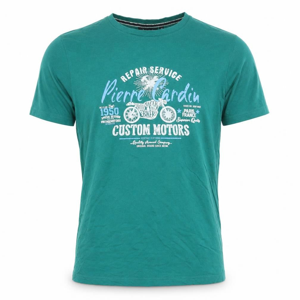 Mens UK Size M Pierre Cardin Green  T-Shirt
