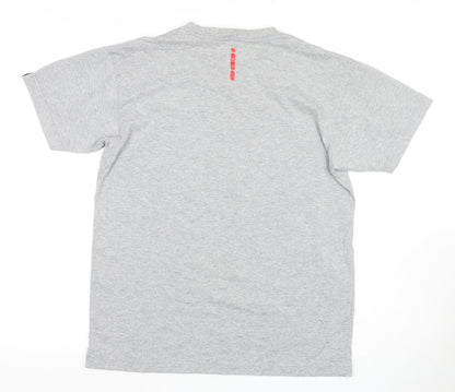 Bonk Men's Grey Medium Crew Neck T-Shirt