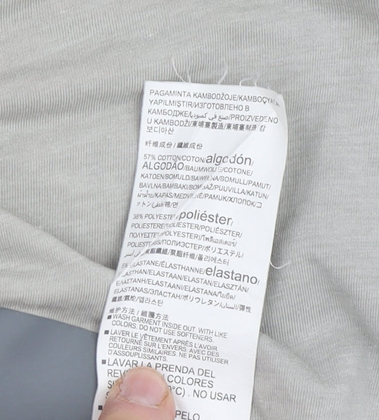 Under Armour Men's Grey T-Shirt, Large, Crew Neck