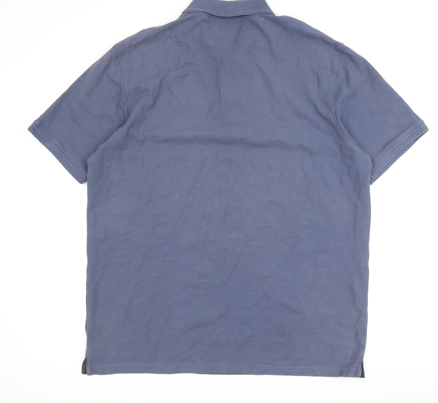 Maine New England Men's Blue Polo Shirt Large Casual