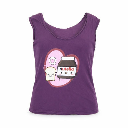Womens UK Size S American Apparel Purple Basic Tank