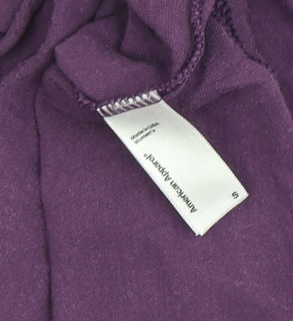 Womens UK Size S American Apparel Purple Basic Tank