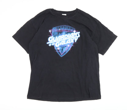 Marvel Guardians of the Galaxy Men's Black T-Shirt L
