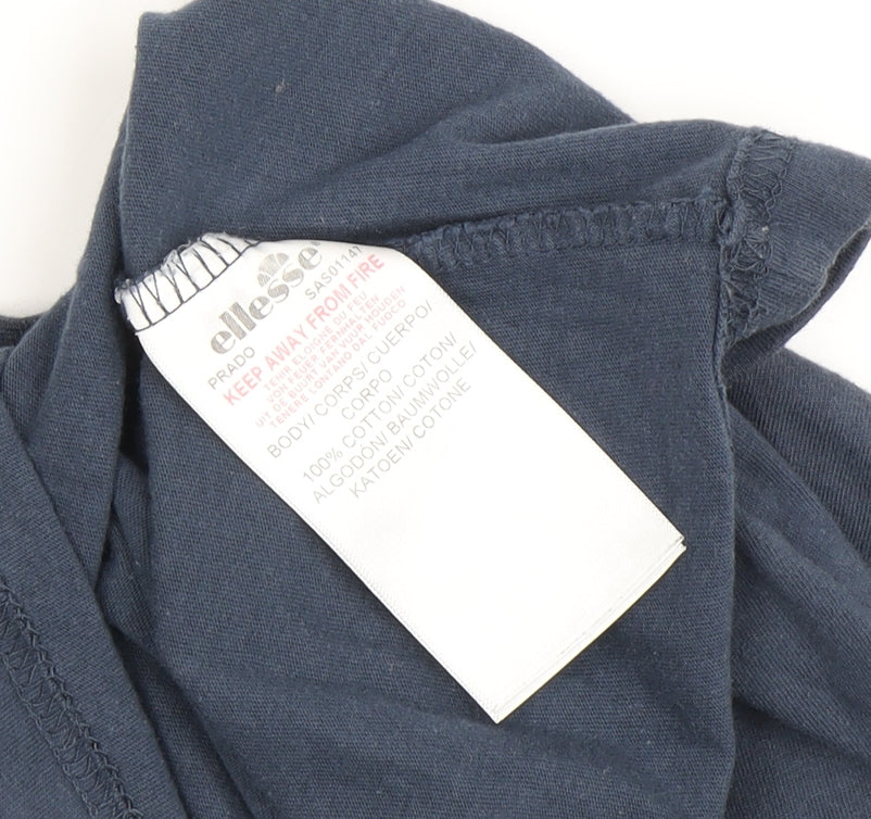 Mens UK Size S ellesse Blue  T-Shirt