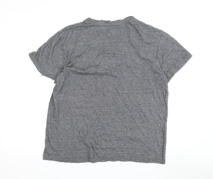 Original Penguin Men's Grey V-Neck T-Shirt M
