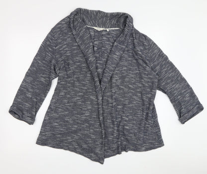 FatFace Women's Blue Knitted Open Cardigan - Size 12