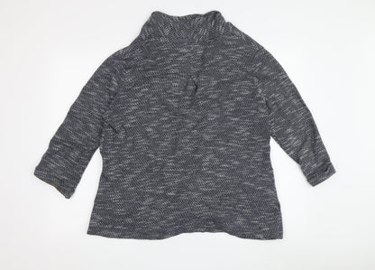 FatFace Women's Blue Knitted Open Cardigan - Size 12