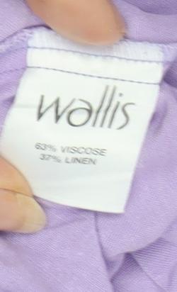 Womens UK Size 14 Wallis Purple  Button-Up