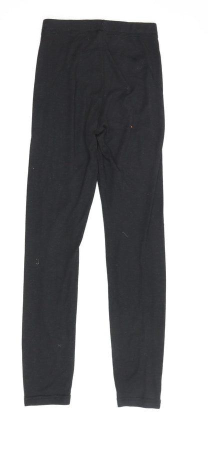 Wedze Women's Black Ankle Leggings Size 12