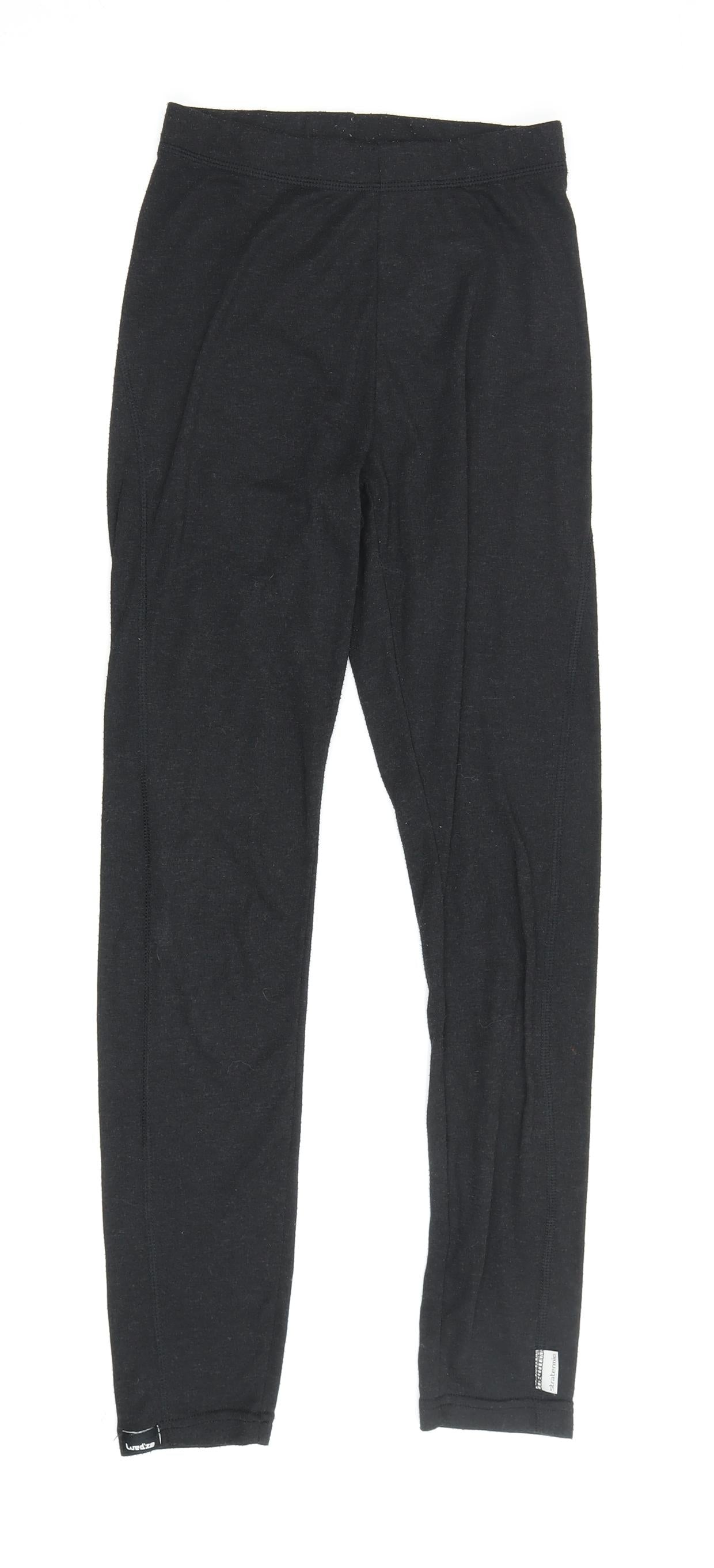 Wedze Women's Black Ankle Leggings Size 12