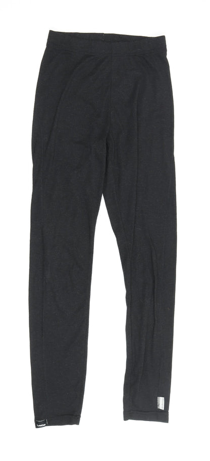Wedze Women's Black Ankle Leggings Size 12