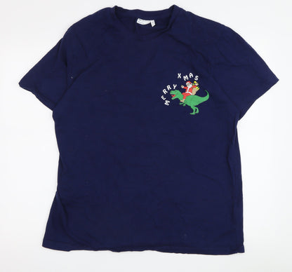 Mens UK Size XL ASOS DESIGN Blue  T-Shirt