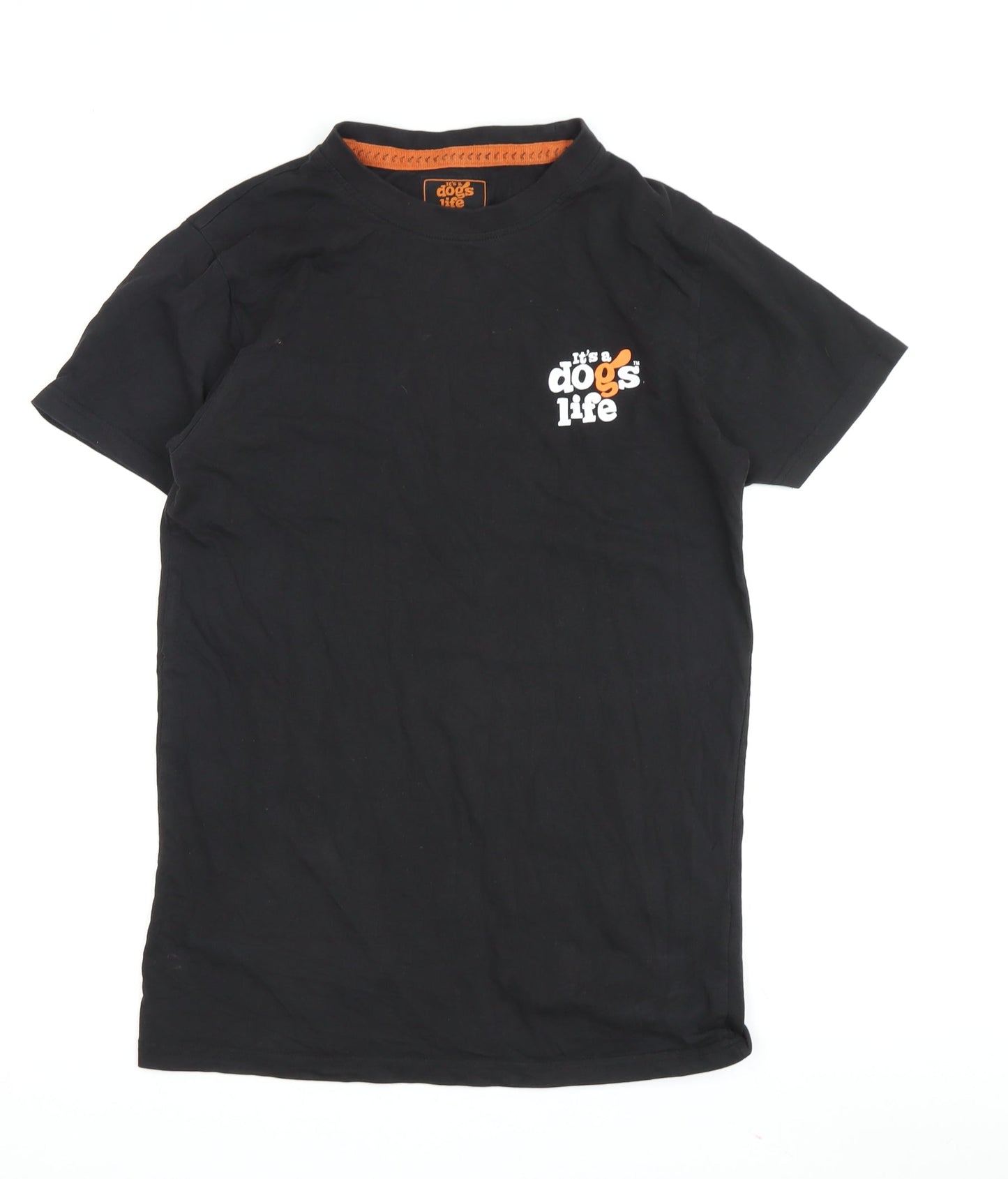 It's a dogs life Men's Black S Graphic T-Shirt