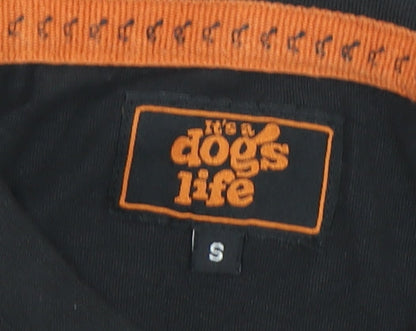 It's a dogs life Men's Black S Graphic T-Shirt