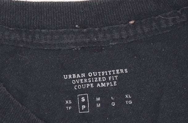 Urban Outfitters Black Cityscape T-Shirt - S, Oversized Fit