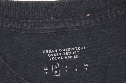Urban Outfitters Black Cityscape T-Shirt - S, Oversized Fit