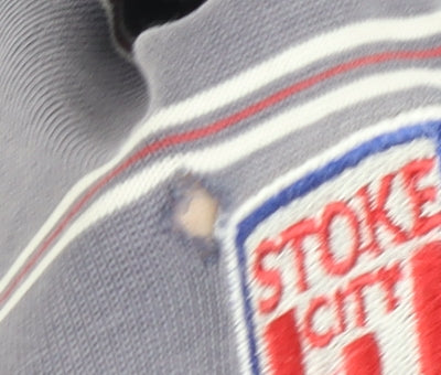 Stoke City FC Men's Grey XL Polo Shirt