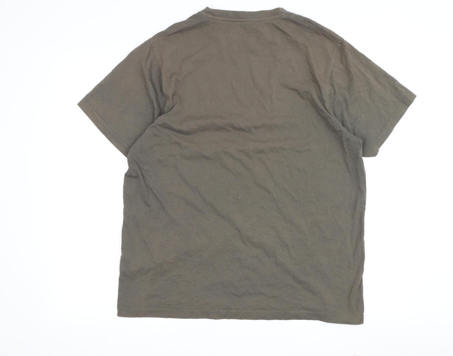 Mountain Warehouse Men's Brown Nature Graphic Tee L