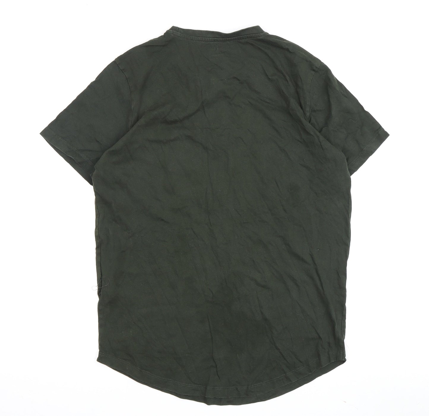 Mens UK Size S JACK & JONES Green  T-Shirt