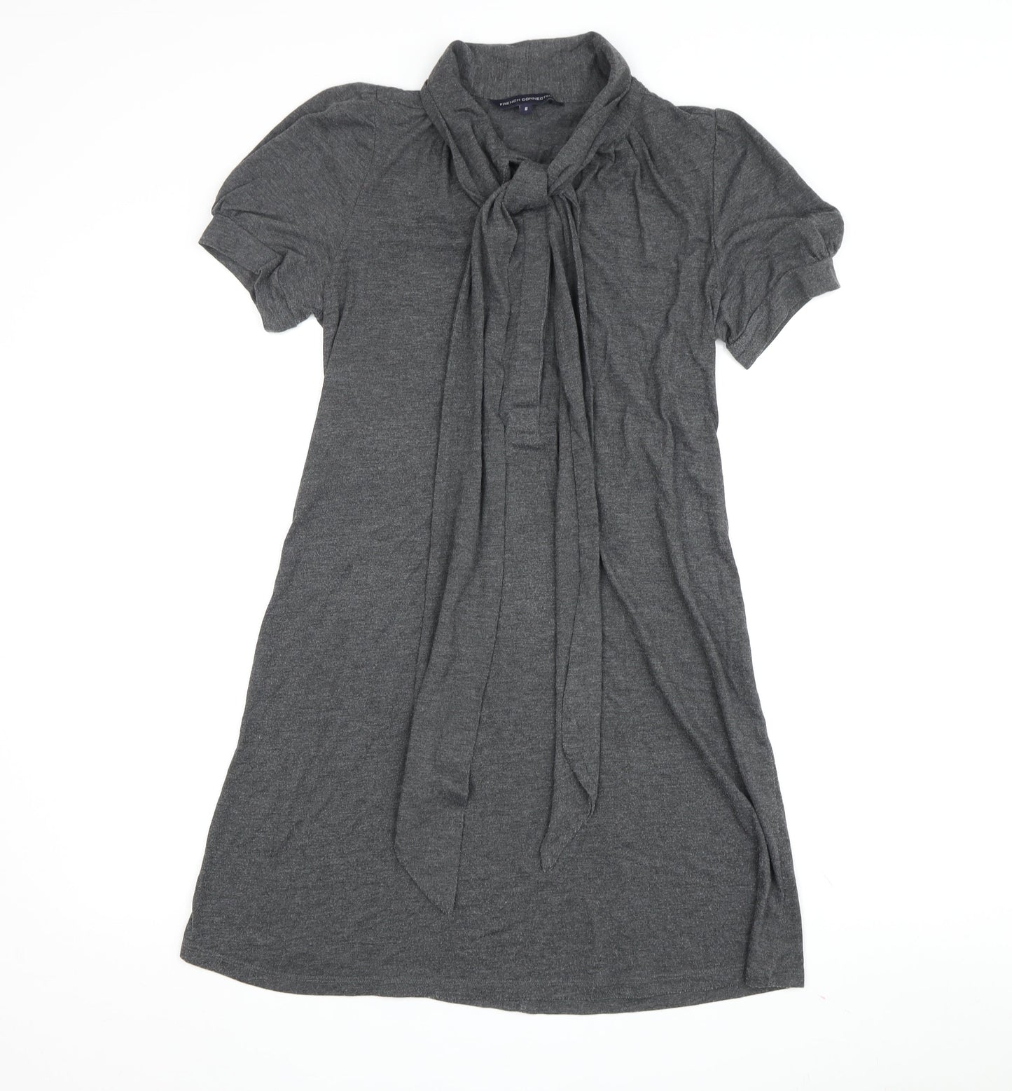 French Connection Womens Grey Shift Dress Size 8