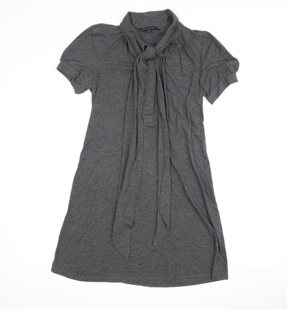 French Connection Womens Grey Shift Dress Size 8