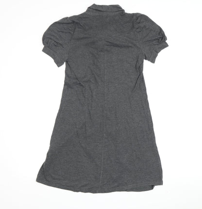 French Connection Womens Grey Shift Dress Size 8