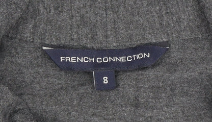 French Connection Womens Grey Shift Dress Size 8