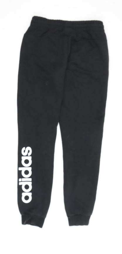 adidas Unisex Black Jogger Trousers Size S