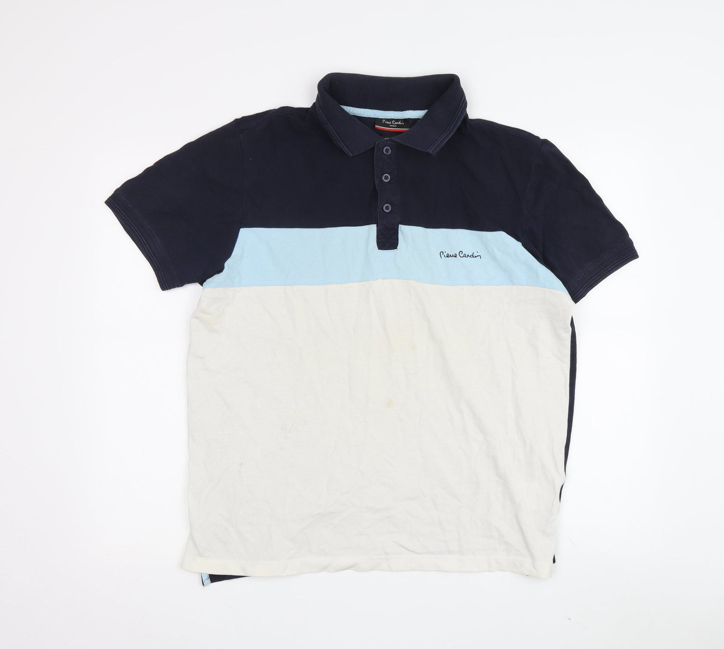 Pierre Cardin Men's Multicoloured Polo Shirt L