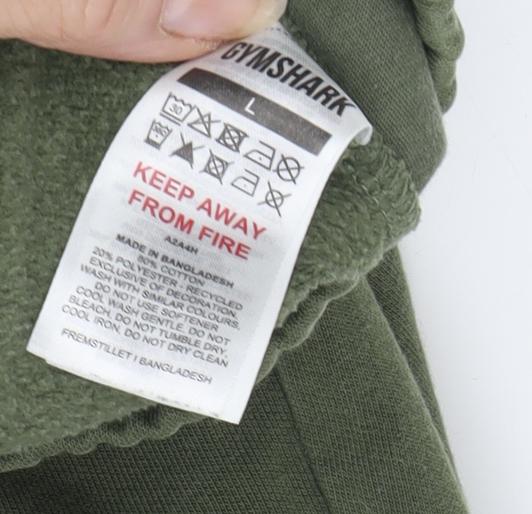 Gymshark Men's Green Jogger Trousers L Size