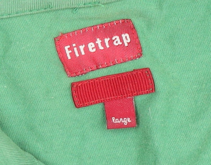 Mens UK Size L Firetrap Green Basic Jacket