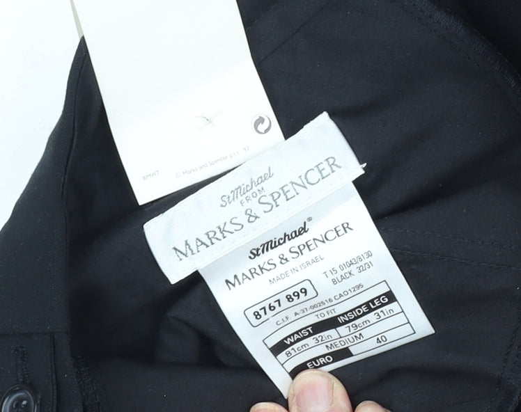 Marks & Spencer Men's Black Dress Pants M