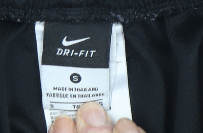 Nike Men's Black Dri-FIT Track Pants S Athletic