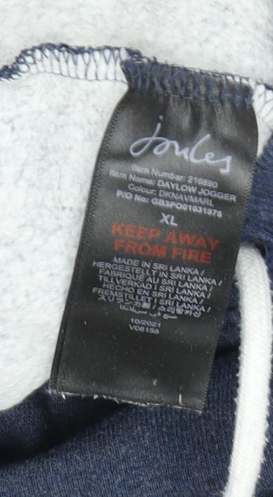 Joules Men's XL Blue Joggers with Drawstring Closure