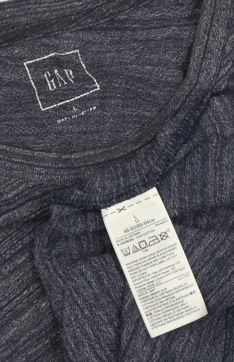 Mens UK Size L Gap Blue  T-Shirt