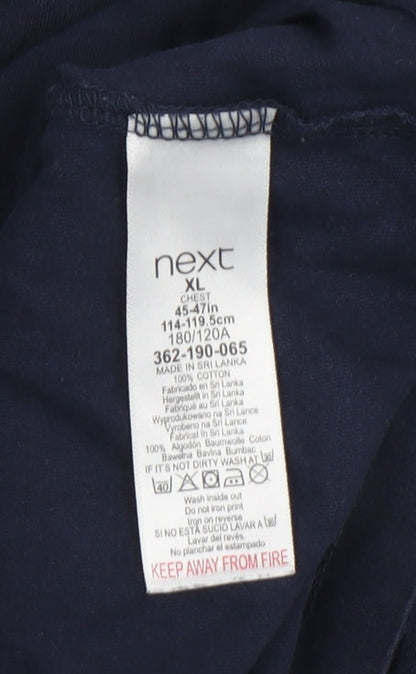 Next Men's Blue Star Wars Christmas T-Shirt XL